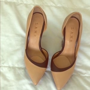 L.A.M.B Platform with Acrylic Wedge